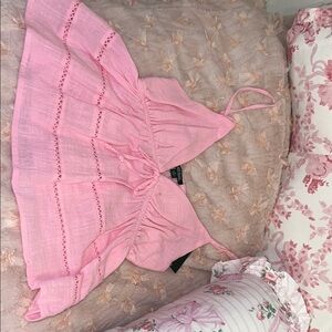 Pink spring break Top